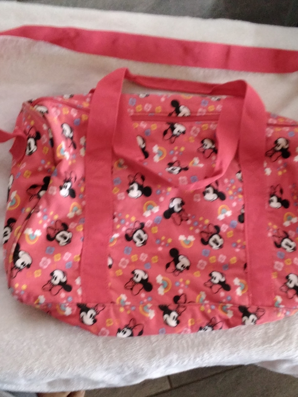 Disney Pink Minnie Mouse Travel Tote
